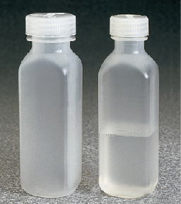 Nalgene™ Large Square Wide-Mouth HDPE Bottle with Closure